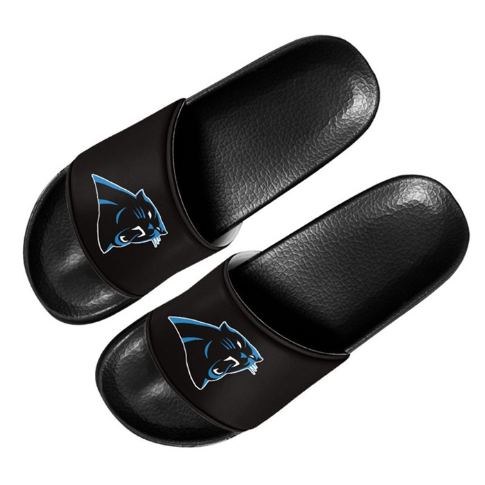 Women's Carolina Panthers Flip Flops 002